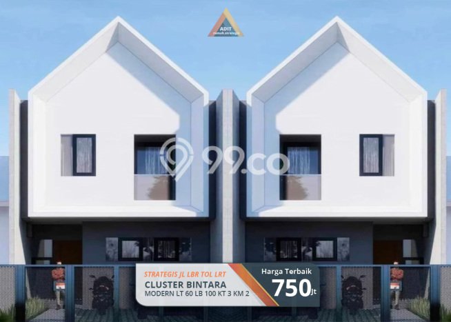 Rumah Minimalis 3 Kamar LT 60m2 di Bintara Rumah Minimalis 3 Kamar LT 60m2 di Bintara