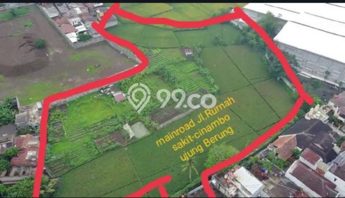 LOKASI STRATEGIS! Tanah Kawasan Ujungberung, Luas 13102m², Lingkungan Asri, Cocok untuk Investasi LOKASI STRATEGIS! Tanah Kawasan Ujungberung, Luas 13102m², Lingkungan Asri, Cocok untuk Investasi