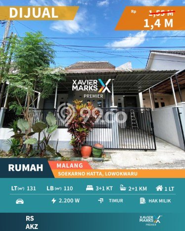 Rumah Modern Cantik 3 Kamar Bisa Langsung Pindah di Lowokwaru Rumah Modern Cantik 3 Kamar Bisa Langsung Pindah di Lowokwaru