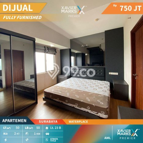 Dijual Apartemen di Surabaya 2 Kamar & 1 Kamar Mandi, Luas 50m2 Dijual Apartemen di Surabaya 2 Kamar & 1 Kamar Mandi, Luas 50m2