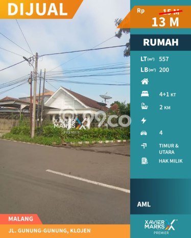 Siap Huni Rumah Mewah 4 Kamar di Klojen Dekat ke Mana Saja Siap Huni Rumah Mewah 4 Kamar di Klojen Dekat ke Mana Saja
