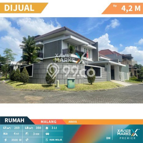 SPECIAL OFFER! Rumah Nyaman area Araya, Luas 269m2m² LB 350m2m² SPECIAL OFFER! Rumah Nyaman area Araya, Luas 269m2m² LB 350m2m²