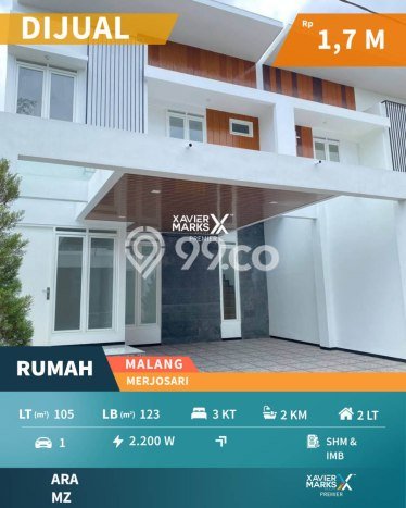 For Sale Rumah 3 Kamar Lokasi Ideal Bagus dan Strategis di Lowokwaru For Sale Rumah 3 Kamar Lokasi Ideal Bagus dan Strategis di Lowokwaru