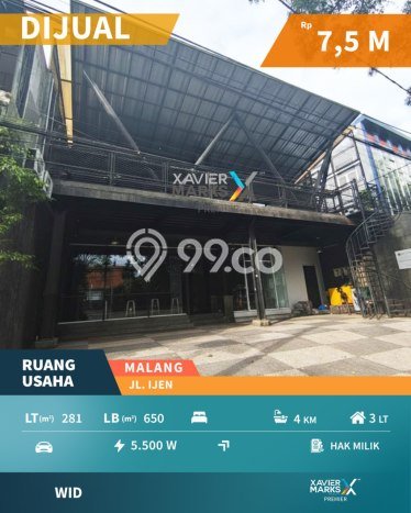 Komersial Paling Dicari LB 650m2 Dijual di Klojen Komersial Paling Dicari LB 650m2 Dijual di Klojen