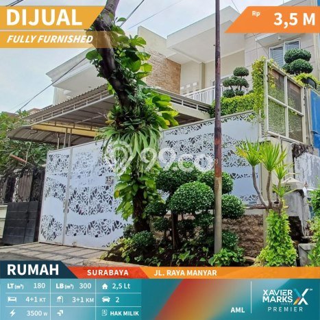 Hunian Elit LB 300m2 Siap Pakai Desain Elegan di Manyar, Surabaya Hunian Elit LB 300m2 Siap Pakai Desain Elegan di Manyar, Surabaya
