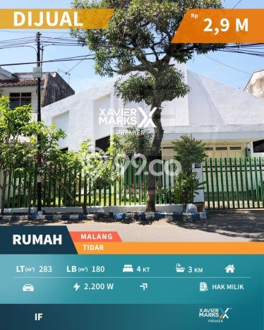 PRIME LOCATION! Rumah Strategis di , LT 283m2m² Bangunan 180m2m² PRIME LOCATION! Rumah Strategis di , LT 283m2m² Bangunan 180m2m²