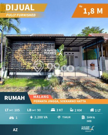 Jual Rumah Eksklusif 3 KT di Soekarno Hatta, Malang Jual Rumah Eksklusif 3 KT di Soekarno Hatta, Malang