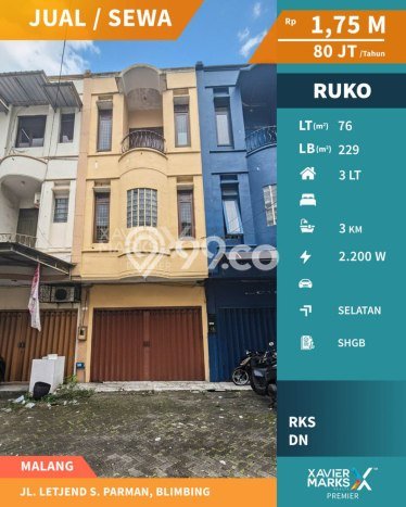 Ruko Favorit Dijual di Blimbing Malang Area Pusat Bisnis Ruko Favorit Dijual di Blimbing Malang Area Pusat Bisnis