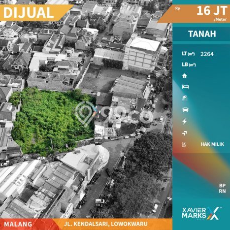 HARGA TERBAIK! Tanah di Lowokwaru, Luas 2264m2m², Dekat Jalan Utama, Cocok untuk Investasi HARGA TERBAIK! Tanah di Lowokwaru, Luas 2264m2m², Dekat Jalan Utama, Cocok untuk Investasi
