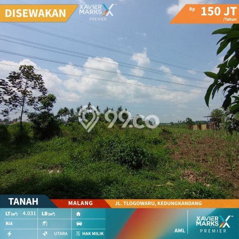 Lahan Sewa di Kedungkandang Malang dengan Luas 4031m2 Lahan Sewa di Kedungkandang Malang dengan Luas 4031m2
