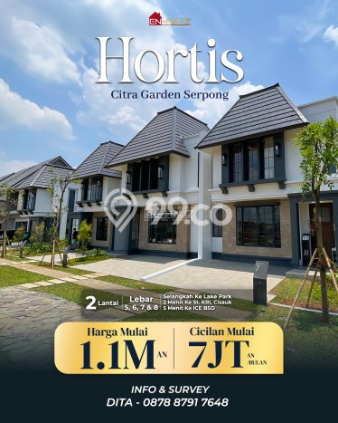 Rumah Modern Minimalis 2 KT Siap Huni di BSD Rumah Modern Minimalis 2 KT Siap Huni di BSD