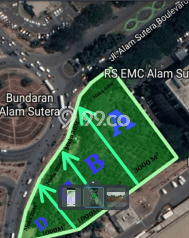 Lahan untuk Disewa di Tangerang Luas 8000m2 Lahan untuk Disewa di Tangerang Luas 8000m2