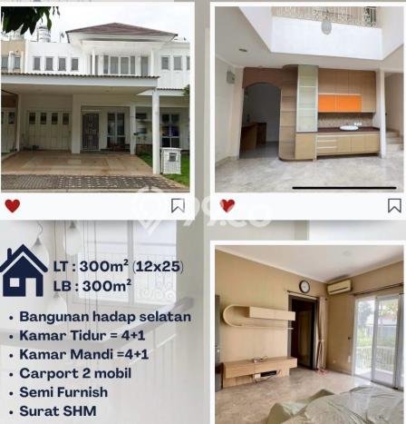 Jual Rumah Mewah Megah Dengan View Cantik di BSD De Park, Tangerang Jual Rumah Mewah Megah Dengan View Cantik di BSD De Park, Tangerang