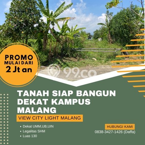 Tanah Investasi Dijual di Malang Punya Luas 120m2 Tanah Investasi Dijual di Malang Punya Luas 120m2