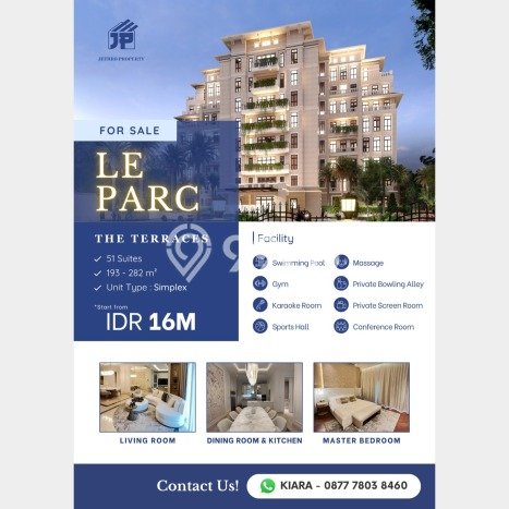 Dijual Apartemen Prestisius di Thamrin 3 Kamar & 4 Kamar Mandi Dijual Apartemen Prestisius di Thamrin 3 Kamar & 4 Kamar Mandi