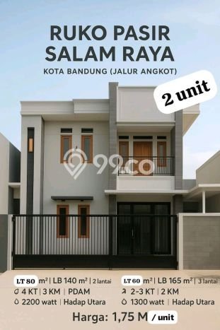 Untuk Dijual Ruko di Regol, Bandung Harga Penawaran Spesial Untuk Dijual Ruko di Regol, Bandung Harga Penawaran Spesial
