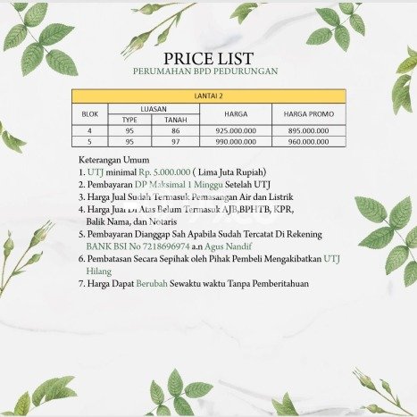 Hunian Cantik Minimalis Lb 95m2 di Pedurungan, Semarang Hunian Cantik Minimalis Lb 95m2 di Pedurungan, Semarang