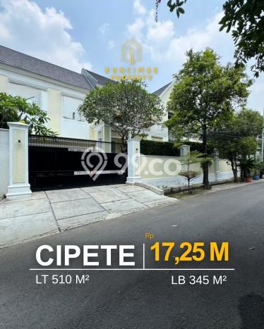 For Sale! Luxury House LT 510m2 Desain Elegan di Cipete For Sale! Luxury House LT 510m2 Desain Elegan di Cipete