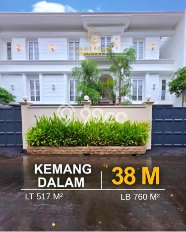Rumah Mewah LB 760m2 Siap Pakai Desain Elegan di Kemang, Jakarta Selatan Rumah Mewah LB 760m2 Siap Pakai Desain Elegan di Kemang, Jakarta Selatan