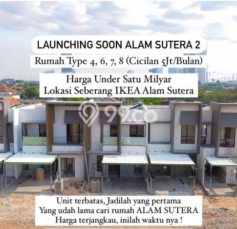 Rumah Strategis Modern Lb 60m2 di Serpong Utara, Tangerang Selatan Rumah Strategis Modern Lb 60m2 di Serpong Utara, Tangerang Selatan