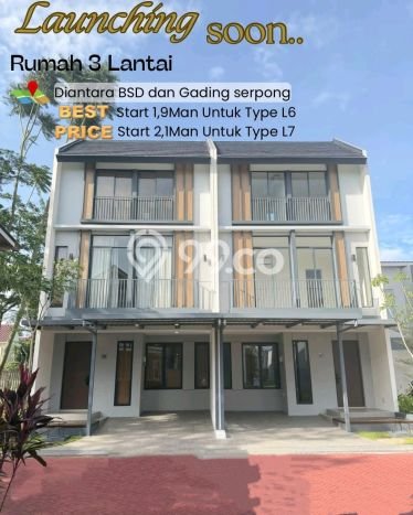 Rumah Minimalis 3 KT LT 56m2 di BSD City Rumah Minimalis 3 KT LT 56m2 di BSD City