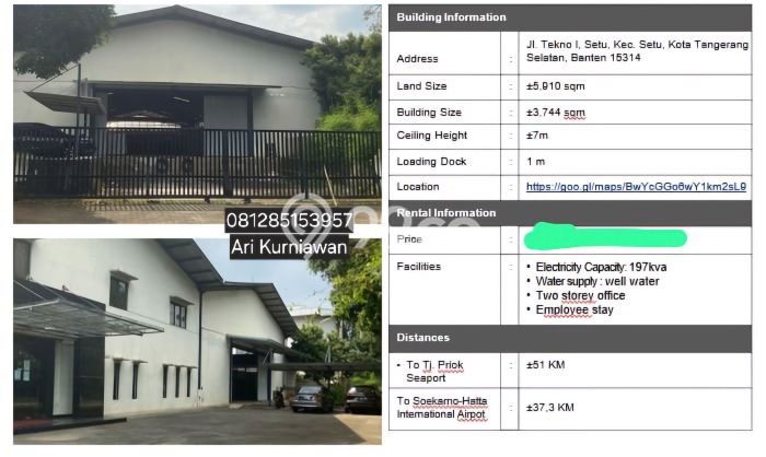 Untuk Dijual! Gudang di Mampang Jakarta Selatan LT 5910m2 / LB 3744m2 Kawasan Bisnis Untuk Dijual! Gudang di Mampang Jakarta Selatan LT 5910m2 / LB 3744m2 Kawasan Bisnis