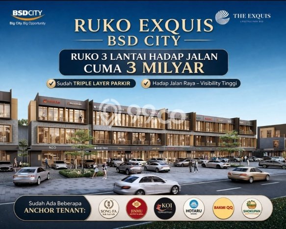 Unit Ruko Dijual di Tangerang LT 54m2 & LB 154m2 Unit Ruko Dijual di Tangerang LT 54m2 & LB 154m2