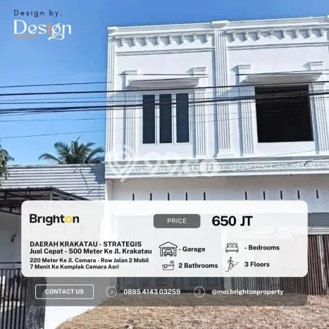 Rumah Modern Minimalis 1 KT Siap Huni di Medan Timur Rumah Modern Minimalis 1 KT Siap Huni di Medan Timur