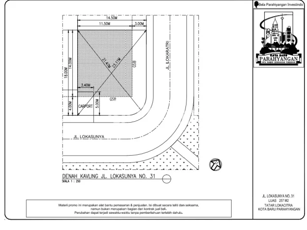 Tanah Dijual di Bandung Seluas 257m2 Strategis Tanah Dijual di Bandung Seluas 257m2 Strategis
