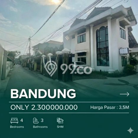 Dijual Rumah Eksklusif 4 KT di Moch Toha, Bandung Dijual Rumah Eksklusif 4 KT di Moch Toha, Bandung