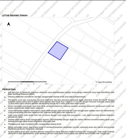 Dijual Tanah Lokasi Kapal, Badung Seluas 470m2 Dijual Tanah Lokasi Kapal, Badung Seluas 470m2