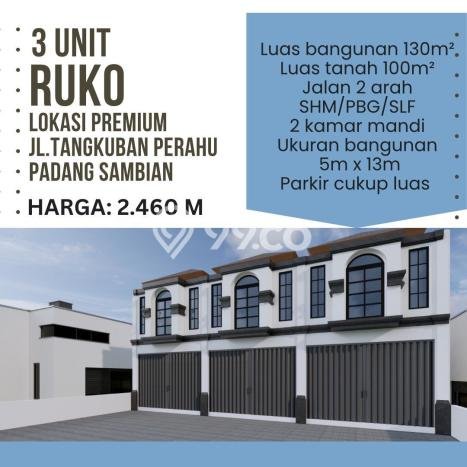 Ruko Dijual di Denpasar Barat Denpasar dengan Luas Bangunan 130m2 Ruko Dijual di Denpasar Barat Denpasar dengan Luas Bangunan 130m2