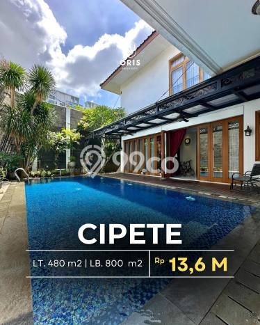 Hunian Mewah LB 800m2 Siap Huni Desain Elegan di Cipete, Jakarta Selatan Hunian Mewah LB 800m2 Siap Huni Desain Elegan di Cipete, Jakarta Selatan