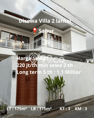 Rumah sewa siap pakai 3 Kamar Tidur di Sanur, Denpasar Rumah sewa siap pakai 3 Kamar Tidur di Sanur, Denpasar
