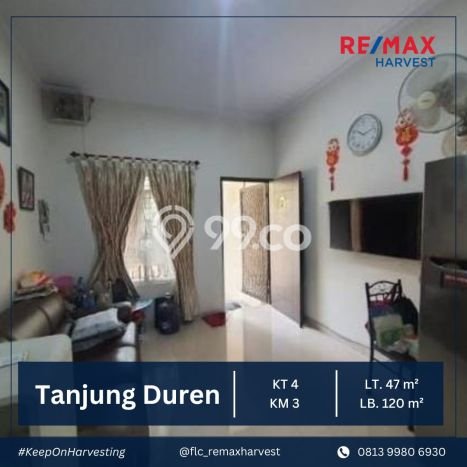 Dijual Hunian Rumah Nyaman 4 KT di Tanjung Duren, Jakarta Barat Dijual Hunian Rumah Nyaman 4 KT di Tanjung Duren, Jakarta Barat
