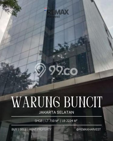 Untuk Dijual! Kantor di Warung Buncit Jakarta Selatan LT 710m2 / LB 2224m2 Kawasan Strategis Untuk Dijual! Kantor di Warung Buncit Jakarta Selatan LT 710m2 / LB 2224m2 Kawasan Strategis