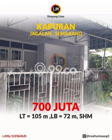 Dijual Cepat Rumah Siap Huni LT 105m2 LB 72m2 di Semarang Cocok untuk Hunian Dijual Cepat Rumah Siap Huni LT 105m2 LB 72m2 di Semarang Cocok untuk Hunian