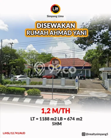 Disewakan Rumah Nyaman di Semarang Harga Rp 1,2 Miliar/ Tahun Disewakan Rumah Nyaman di Semarang Harga Rp 1,2 Miliar/ Tahun