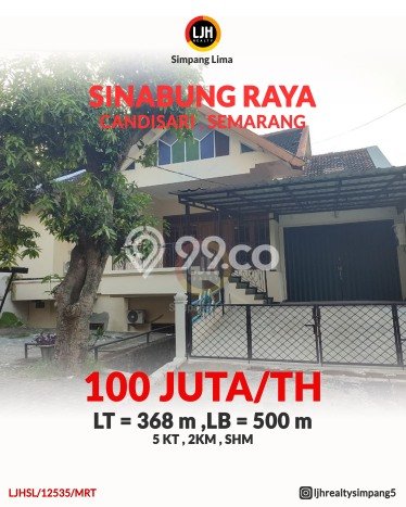 Lokasi strategis! Rumah siap pakai dikontrakkan di Candisari LB 500m2 Lokasi strategis! Rumah siap pakai dikontrakkan di Candisari LB 500m2