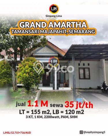 Jual Rumah Bagus Siap Huni LB 120m2 di Pedurungan, Semarang Jual Rumah Bagus Siap Huni LB 120m2 di Pedurungan, Semarang