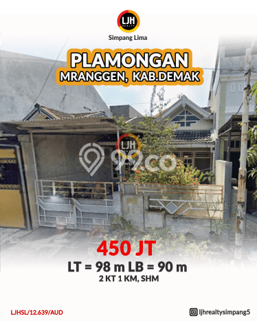 Rumah Minimalis Dijual Lokasi Mranggen 2 Kamar dengan Luas Tanah 98m2 Rumah Minimalis Dijual Lokasi Mranggen 2 Kamar dengan Luas Tanah 98m2