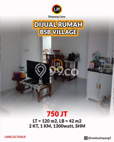 Rumah Luas Asri 2 KT Siap Huni di BSB City Semarang Rumah Luas Asri 2 KT Siap Huni di BSB City Semarang