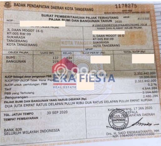 Paling Dicari! Ruko Dijual di Tangerang Kota Harga Kompetitif Paling Dicari! Ruko Dijual di Tangerang Kota Harga Kompetitif