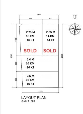 Kos-kosan Dijual di Gununganyar Surabaya Luas 240m2 Kos-kosan Dijual di Gununganyar Surabaya Luas 240m2