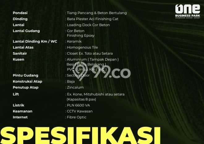 Unit Gudang Dijual di Jakarta Utara LT 208m2 & LB 409m2 Unit Gudang Dijual di Jakarta Utara LT 208m2 & LB 409m2