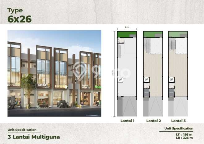 Unit Gudang Dijual di Jakarta Utara LT 208m2 & LB 409m2 Unit Gudang Dijual di Jakarta Utara LT 208m2 & LB 409m2