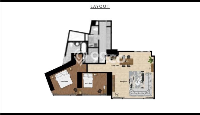 Dijual Apartemen Luxury di Kebon Melati 2 Kamar & 2 Kamar Mandi Dijual Apartemen Luxury di Kebon Melati 2 Kamar & 2 Kamar Mandi