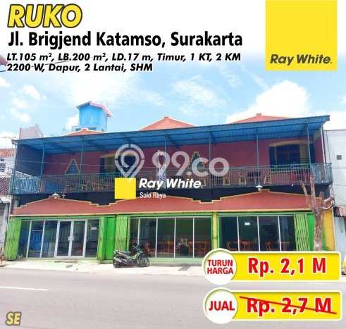 Ruko Usaha Dijual di Jebres Solo LT 105m2 & LB 200m2 Ruko Usaha Dijual di Jebres Solo LT 105m2 & LB 200m2