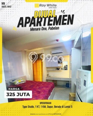 Apartemen Terjangkau di Pabelan Spesifikasi 1 Kamar Apartemen Terjangkau di Pabelan Spesifikasi 1 Kamar