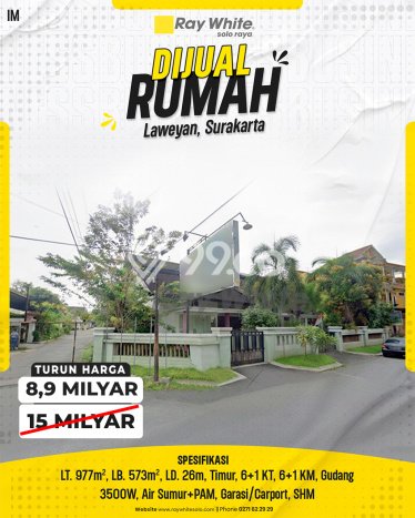 Siap Huni Rumah Mewah 6 Kamar di Laweyan Dekat ke Mana Saja Siap Huni Rumah Mewah 6 Kamar di Laweyan Dekat ke Mana Saja